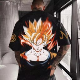 Saiyan Son Goku Anime Dragon Ball Harajuku Men Summer T-shirt 2026 Oversized Retro Street Women Casual Loose Short Sleeve Unisex