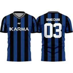 Karma SKZ Hyunjin 04 Soccer Jersey 3D Quick Dry T-Shirt For Men Women Sports Fan Tee Summer, outdoor sports, training clothes