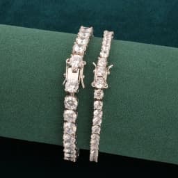 D VVS1 Moissanite Bracelet Full Diamond S925 Sterling Silver For Women Men Hip-hop Punk Jewellery Exquisite Gift