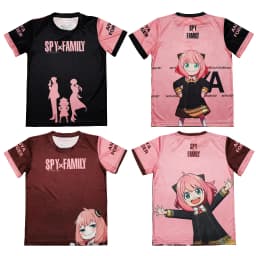 Adult and Children Anya Emoji 3D Printed Short Sleeve Spy X Family Anime Merchandise Loose Couple Parent-Child T-Shirt