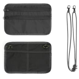 Travel RFID Wallet Passport Organizer, Lightweight Coin Purse With Adjustable Shoulder Strap For Credit Card, Cash, Cell Phone