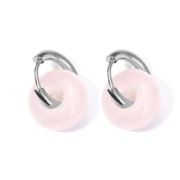 Natural Stone Earrings Pendant Women's Stainless Steel O-ring Earrings New Stone Earrings