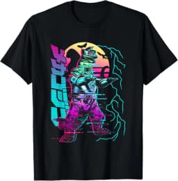 Godzilla Neon Mechagodzilla Fashion Casual Funny T-Shirt S-6XL