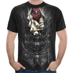 Funny Pirate Graphic T Shirts for Men Women Cosplay Short Sleeve Summer Breathable Crew Neck T-shirt Daily Street Unisex Tops