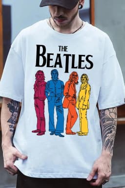 2026 The Beatles Band T Shirt Mens Womens Cotton Tees Ummer Casual Short Sleeve Round Neck Clothing Loose Tops Trend