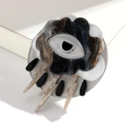 Creative Acrylic Eyes Lighting Geometric Brooch Pins Unique Cartoon Splicing Badge Brooches Women Jewelry Gifts