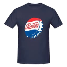 Summer Men P-Pepsi Luxury T Shirts for Men Summer Print Shirt Cotton High Quality Clothing Streetwear Tops Tee Men's Clothing