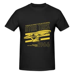 1 Piece Enterprise Graphic 100% Cotton T-Shirt Star Treks Tops Tees For Men