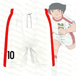 2 Piece Outfit Children Tracksuit Captain Tsubasa Football No.10 Print T Shirt Can Choose T-Shirts Or Shorts Kids Clothes Set