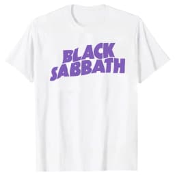 Black Sabbath Logo Women's T-shirt Rock and Roll Music Classic Band Tee New Summe Tops Mens T Shirts Women's Clothing