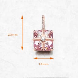 Rose Gold Plated Star with Stone Pendant Brand New Fashion Jewelry Romantic Gift for Women