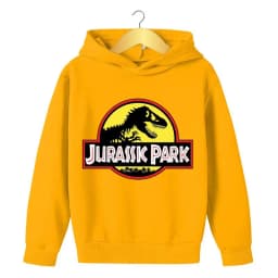 Children Clothing Jurassic Park Dinosaur Print Boys Girls Hoodie Tops Spring Autumn Leisure Sweatshirr Toddler 3-12 Year Coat