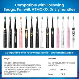 Replacement Toothbrush Heads For Fairywill Sonic Electric Toothbrush FW-507/508/515/551/917/959/2011/D1/D3/D7 Du Pont Bristles