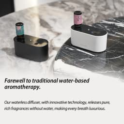 KINSCOTER Premium Portable Waterless Aroma Diffuser Compact Essential Oil Nebulizer Ideal Scent Machine for Gifting