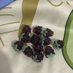 DIY Mini Czech Glass Grape Beads Raspberry Pendant Accessory Bead