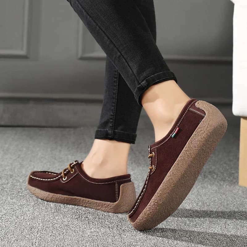 Lightweight Casual Shoes Women's Oversized Breathable Elegant Comfortable and Non Slip in Summer Round Toe Flat Shoes for Girls