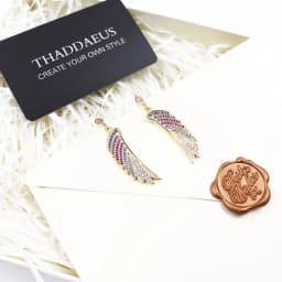 Gold Plated Drop Earrings Colourful Wings Europe Style Summer Fine Jewelry Bohemia Gift For Women 925 Sterling Silver