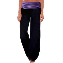 2024 Europe and the United States home new women's stitching yoga pants baggy casual pants pants pants