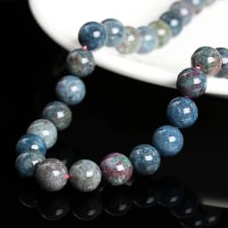 Natural Stone Ruby Sapphire Bead Round Loose Spacer 6 8 10mm Gemstone Bead For Jewelry Making Diy Necklace Braceelt Accessory