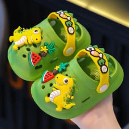 New Summer Sandals Children's EVA Slippers Baby Girls Shoes Non-Slip Cartoon Cute Infant Boys Garden Beach Sandals Shoes Kids
