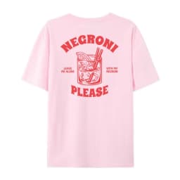 Negroni Please Vintage Streetwear T-Shirts Loose Funny Cocktail Drink Tee Shirt Women Cute Retro Graphic Tops Unisex Clothes