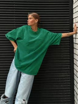 Wolfeel 100% Cotton Retro T-Shirt Women Vintage Short-Sleeve Wax Printing T Shirts Men Solid Color Hip Hop Loose Tees