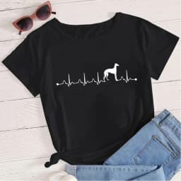 I Love my Greyhound Women Tshirt Casual Print Harajuku Funny Dog T Shirt Women Graphic Tee Shirts Summer Female T-shirt