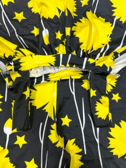 Loose Casual Lazy Wind Oversize Print Suspenders One-Piece Pants 2024 Summer New Straps Broad Leg One-Piece Pants Woman