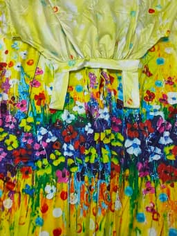 Loose Casual Lazy Wind Oversize Print Suspenders One-Piece Pants 2024 Summer New Straps Broad Leg One-Piece Pants Woman