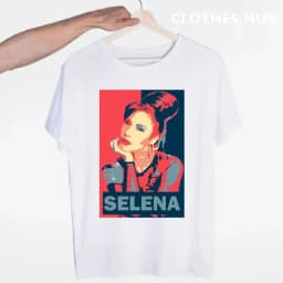 Selena quintanilla T shirts Fashion Men And Women Tops T-shirt Short Sleeve Unisex Tshirt