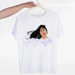 Selena quintanilla T shirts Fashion Men And Women Tops T-shirt Short Sleeve Unisex Tshirt