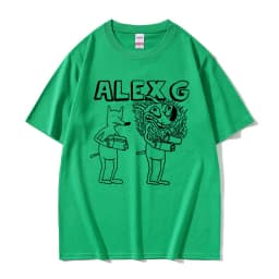 Singer Alex G Print T-shirt Male Summer Casual Tees Short Sleeve Men Women Fashion Funny Oversized Tshirt Unisex Vintage T Shirt