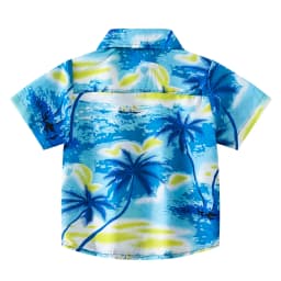 Cool Cozy Summer Coconut Palm Beach Shirts for Boys and Girls