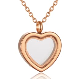 Cremation Jewelry for Ashes for Human Keepsake Stainless Steel Memorial Pendant Cremation Urn Necklace for Human Ashes