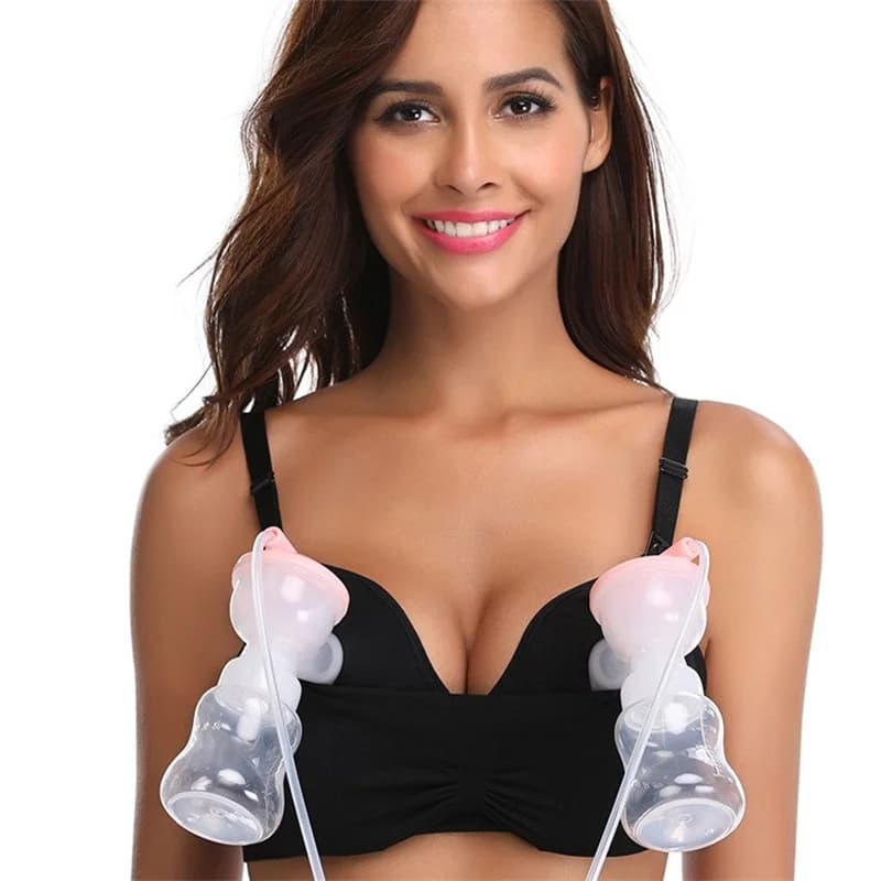 Hand Free Pumping Nursing Bra Women For Breast Special Underwear Maternity Breastfeeding Bras Can Wear All Day Pregnancy Clothes