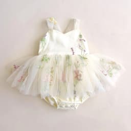 0-2 Years Old Baby Girls Romper Gauze Embroidered Flower Patterns Sling Baby Jumpsuit Summer Infant Clothes