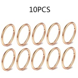 5/10Pcs 16G Stainless Steel Hinged Nose Rings Hoop Septum Clicker Tragus Helix Cartilage Daith Rook Earring Piercing Jewelry