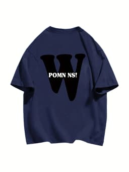 Korean Fashion Women T-shirt Simple Letter W Printed 100% Cotton Tee Shirt Summer O-Neck Loose Tops Street Casual Female Clothes