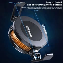 MEMO NEW Magnetic/ Back-clip 2 IN 1 Mobile Phone Semiconductor Cooling Fan Radiator CX07 for IPhone IOS Android PUBG Game Cooler