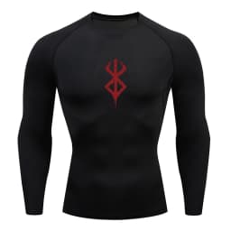 Anime Men's Compression Shirt Fitness Sport Running Tight Gym TShirts Athletic Workout Quick Dry Tops Tee Summer