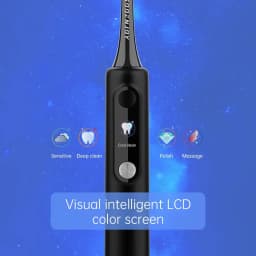 SOOENJOY Smart LCD Screen Sonic Electric Toothbrush NB-1 DIY Mode Cleaner Adult Automatic IPX7 Waterproof Teethbrush