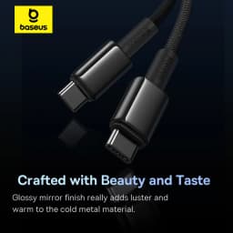 Baseus 100W USB C to USB Type C Cable For iPhone 16 15 for Xiaomi Quick Charge 4.0 PD 100W Fast Charger for MacBook iPad Pro