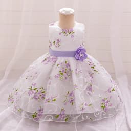 Summer Pink Flower Dress For Girls Kids Clothes Party Wedding Bridesmaid Girl Dresses Birthday Children Clothing Costumes 3 10 Y