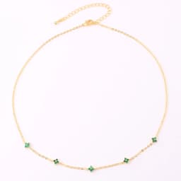 Inlaid Zircon Four-leaf Flower Necklace For Women New Niche Light Luxury Hot Fashion Collares Choker Accessories