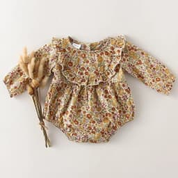 Baby Girl Clothes For 0-2Y Spring Soft Cotton Newborn Baby Girl Long Sleeves Romper Fashion Infant Clothing