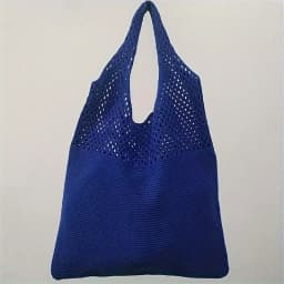 Aesthetic Hollow Out Crochet Bag, Large Capacity Shoulder Bag, Simple Knitted Tote Bag For Women