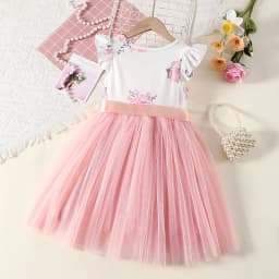 Girls' Casual Dress Princess Dress Gorgeous Dress Christmas Birthday Party Wedding Daily Casual Dress Age 3-8 Years Old