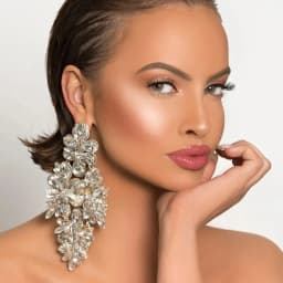Stonefans Temperament Oversize Rhinestone Earrings Decoration for Women 2024 Elegant Bling Crystal Dangle Earrings Party Jewelry