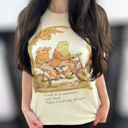 New Arrival Summer Frog and Toad Printing Graphic Tees Short Sleeve Unisex Vintage Classic Book Tops Cottagecore Cotton T Shirts