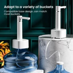 ZaiXiao Electric Water Gallon Pump Automatic Water Bottle Pump Dispenser Desktop 4W Rechargeable Water Pump Dispenser With Stand